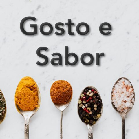 Diferença entre Gosto e Sabor